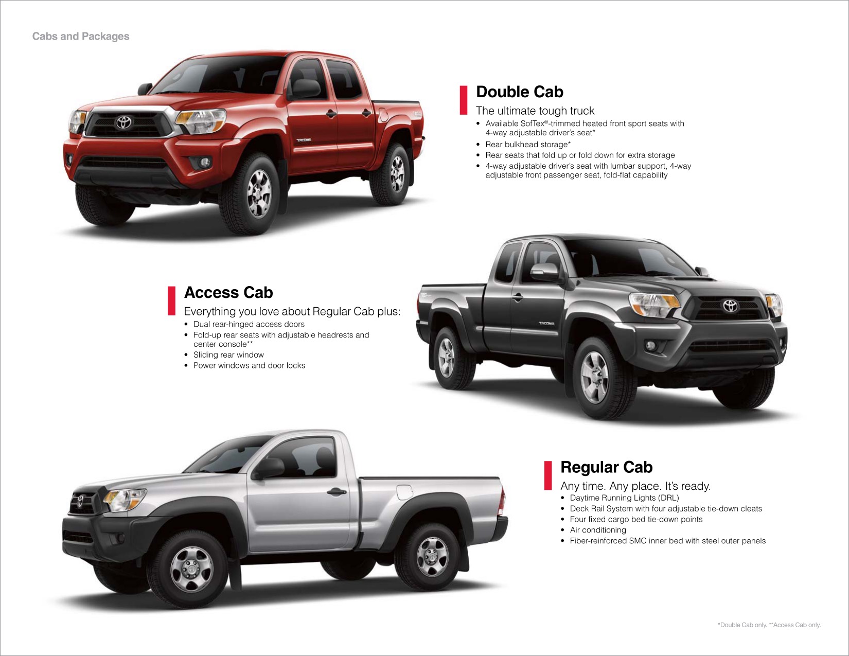 2014 Toyota Tacoma Brochure Page 2